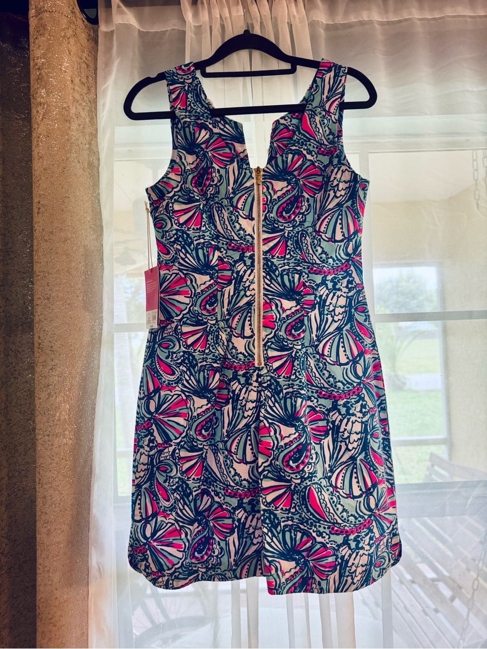 NWT Lilly Pulitzer 20th Anniversary My Fans Shift Dress Size 2 - Picture 5 of 5